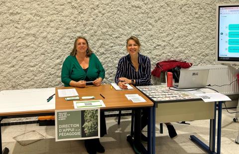 Photo d'Elsa Chusseau et Asli Senol-Ghebantani